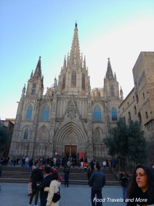 Barcelona Cathedral Front View